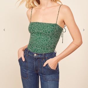 Reformation Meyer Top in Wyoming Print